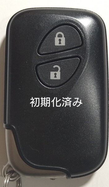 初期化済 トヨタ レクサス純正スマートキー2ボタン 基盤番号271451−5300 新品電池サービス22