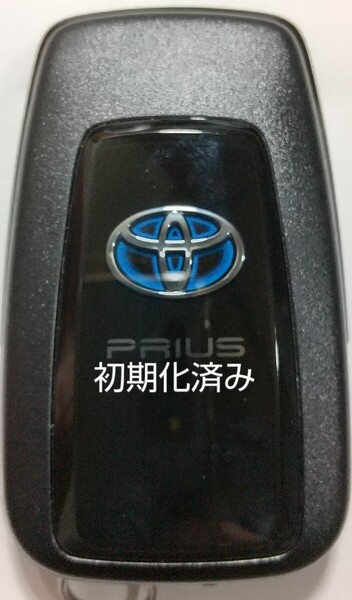 初期化済トヨタ純正 スマートキー2ボタン50系プリウス 基盤番号231451-0351 007-AD0027 14FAF 新品電池サービス22
