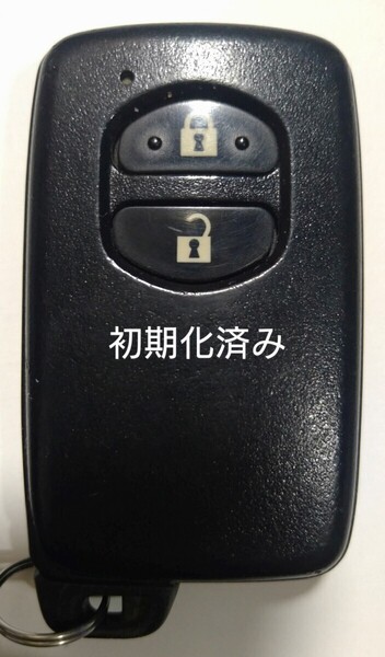 初期化済トヨタ純正 スマートキー 2ボタンプリウス アクアヴィッツウィッシュ基盤番号271451-5300 新品電池サービス⑬