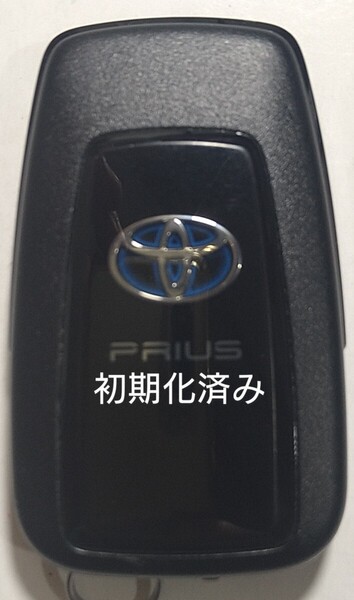 初期化済トヨタ純正 スマートキー2ボタン50系プリウス 基盤番号231451-0351 007-AD0027 14FAF 新品電池サービス47