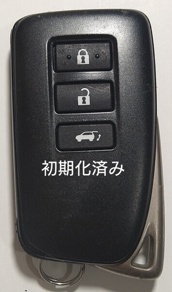 初期化済トヨタ レクサス純正スマートキー3ボタン基盤番号231451-0010 007-AC0147 14FAD 新品電池サービス⑬