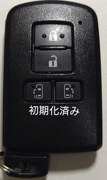 初期化済トヨタ純正 スマートキー4ボタンノア ヴォクシー 基盤番号281451-2150 001-A00733 14FAC-01 新品電池サービス24