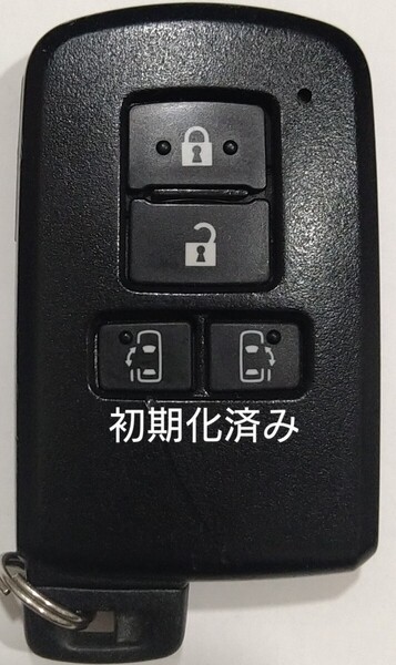 初期化済トヨタ純正 スマートキー4ボタンノア ヴォクシー シエンタエスクァイア基盤番号281451-2150 001-A00733 14FAC-01 新品電池付き14