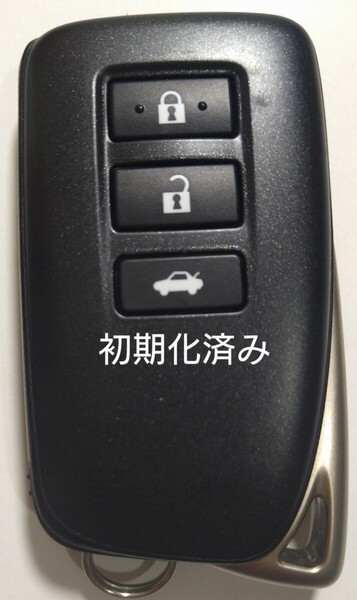 初期化済トヨタ レクサス純正スマートキー3ボタン基盤番号281451-0020 001-A00589 14FAA-04新品電池サービス①