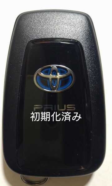 初期化済トヨタ純正 スマートキー2ボタン50系プリウス 基盤番号231451-0351 007-AD0027 14FAF 新品電池サービス⑲