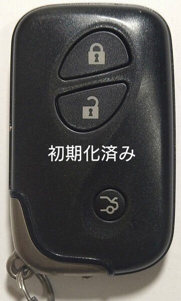 初期化済トヨタ レクサス純正3ボタンスマートキー 基盤番号271451−0310新品電池サービス⑯
