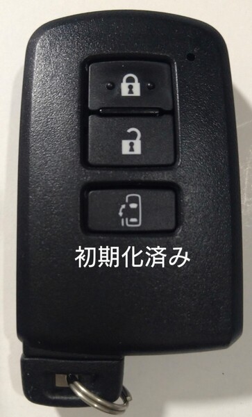 初期化済トヨタ純正スマートキー3ボタン アルファードヴェルファイアノアヴォクシー 基盤番号231451-0010 新品電池サービス①