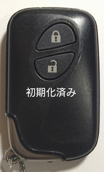 初期化済 トヨタ レクサス純正スマートキー2ボタン 基盤番号271451−5300 新品電池サービス⑳