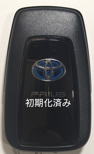 初期化済トヨタ純正 スマートキー2ボタン50系プリウス 基盤番号231451-0351 007-AD0027 14FAF 新品電池サービス⑪
