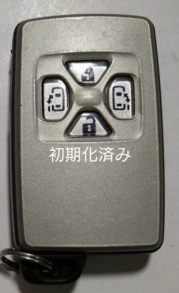 初期化済トヨタ純正スマートキー4ボタンエスティマ ヴェルファイア ヴォクシーアルファード基盤番号271451-0500 新品電池サービス⑲