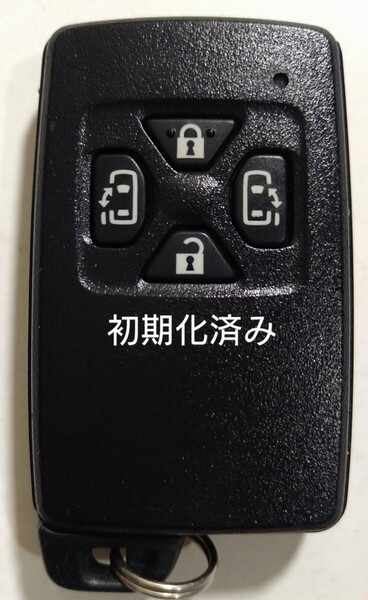 初期化済トヨタ純正スマートキー4ボタン70ノアヴォクシーアルファードヴェルファイア基盤番号271451-6230 新品電池サービス24
