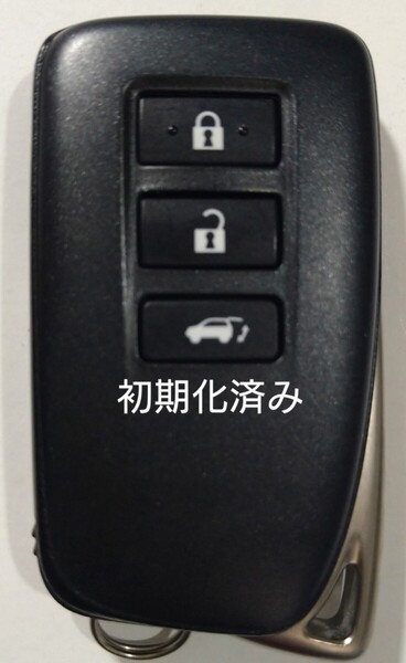 初期化済トヨタ レクサス純正スマートキー3ボタン基盤番号231451-3950 007-AH0228 14FAZ 新品電池サービス⑥