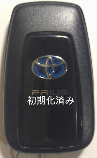 初期化済トヨタ純正 スマートキー2ボタン50系プリウス 基盤番号231451-0351 007-AD0027 14FAF 新品電池サービス50