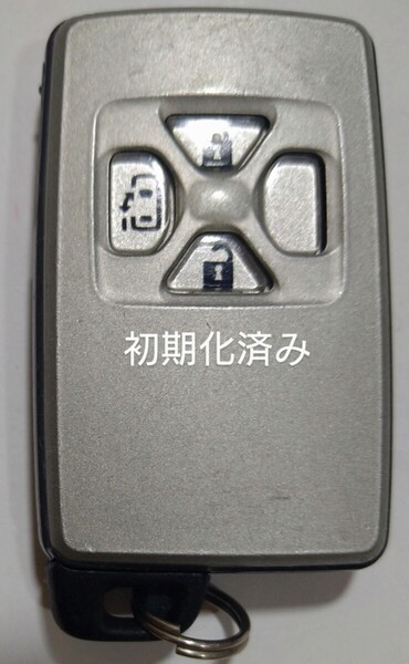 初期化済 トヨタ純正スマートキー3ボタンエスティマ ヴェルファイア ヴォクシーアルファード基盤番号271451-6230 新品電池サービス27