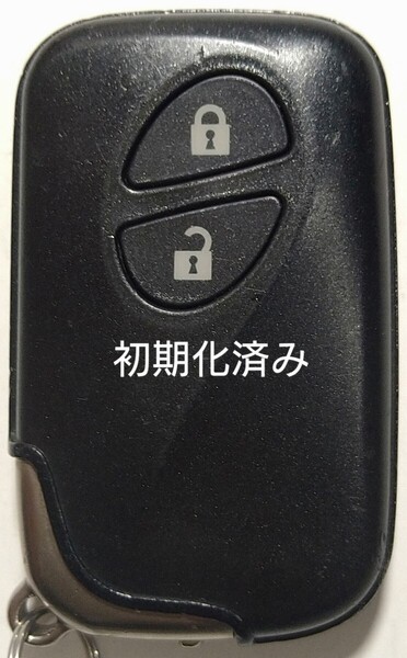 初期化済 トヨタ レクサス純正スマートキー2ボタン 基盤番号271451−5300 新品電池サービス⑧