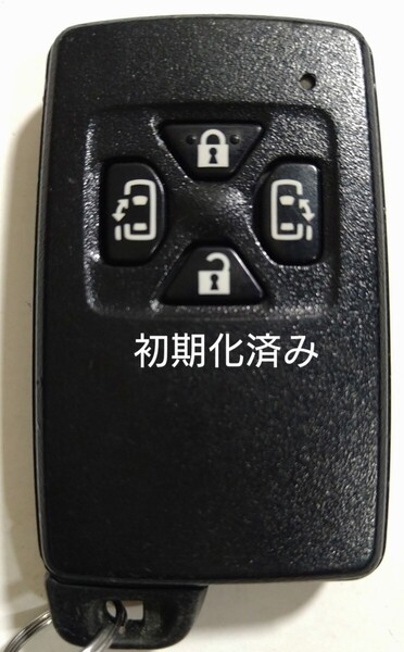 初期化済トヨタ純正スマートキー4ボタン70ノアヴォクシーアルファードヴェルファイア基盤番号271451-6230 新品電池サービス23