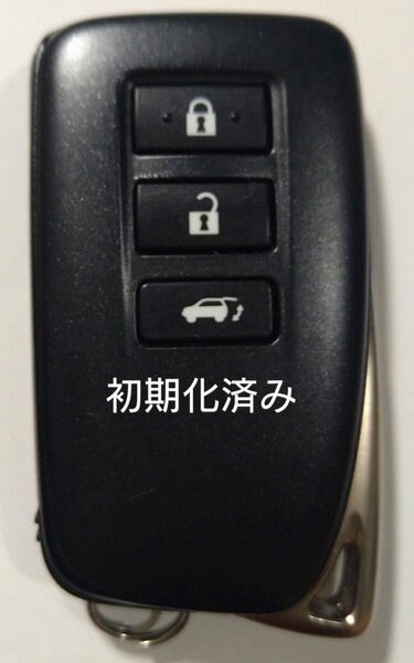 初期化済トヨタ レクサス純正スマートキー3ボタン基盤番号231451-3950 007-AH0228 14FAZ 新品電池サービス③