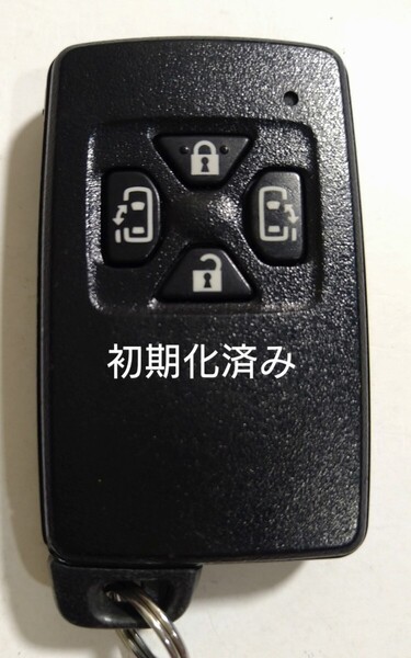 初期化済トヨタ純正スマートキー4ボタン70ノアヴォクシーアルファードヴェルファイア基盤番号271451-6230 新品電池サービス26
