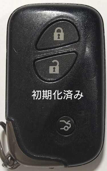 初期化済トヨタ レクサス純正3ボタンスマートキー 基盤番号271451−0310新品電池サービス⑥