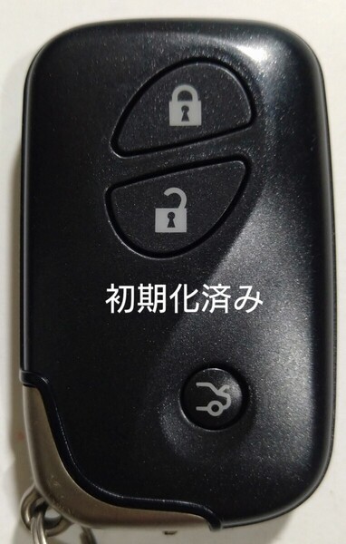 初期化済トヨタ レクサス純正スマートキー3ボタン基盤番号271451−5300新品電池サービス⑫