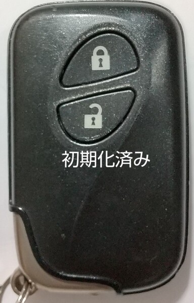 初期化済 トヨタ レクサス純正スマートキー2ボタン 基盤番号271451−5300 新品電池サービス③