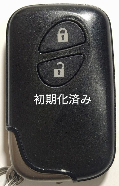 初期化済 トヨタ レクサス純正スマートキー2ボタン 基盤番号271451−5300 新品電池サービス21
