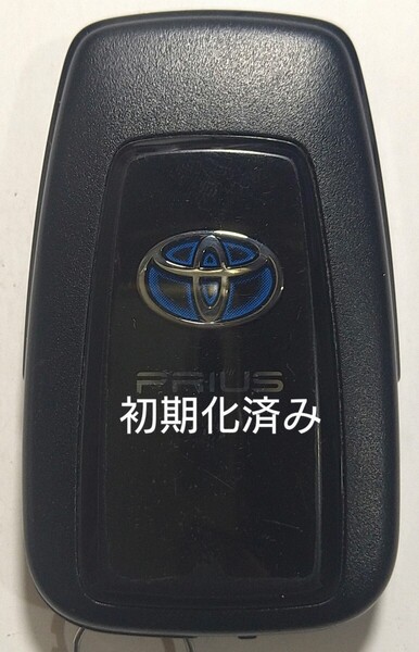 初期化済トヨタ純正 スマートキー2ボタン50系プリウス 基盤番号231451-0351 007-AD0027 14FAF 新品電池サービス51