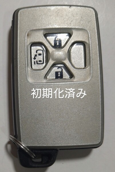初期化済 トヨタ純正スマートキー3ボタンエスティマ ヴェルファイア ヴォクシーアルファード基盤番号271451-6230 新品電池サービス⑰