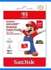 SanDisk microSD Express Card 256GB for Nintendo Switch 2 未使用品