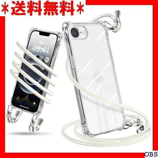 ☆人気商品☆ F007 iPhone 16e ケース ショルダー クリア アイ 取り外し可能 落下防止 ワイヤレス充電対 127