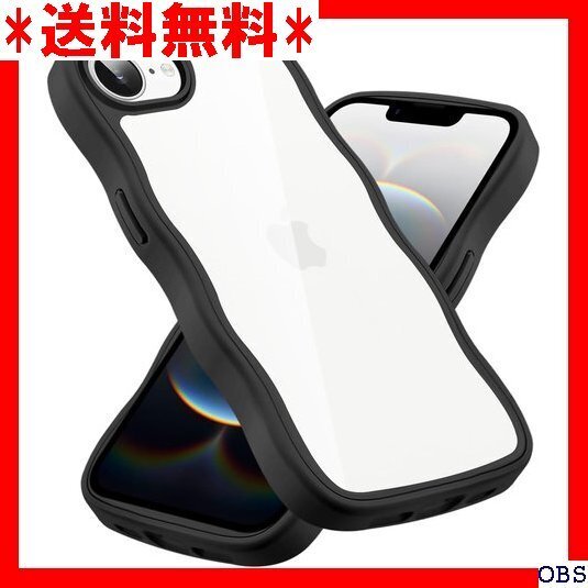 ☆人気商品☆ F007 クリア iPhone 16E ケース かわいい 波状フ 可愛い 落下防止 ワイヤレス充電対応 ブ 213