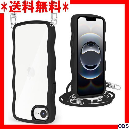 ☆人気商品☆ F007 iPhone 16E ケース クリア ショルダー スト 掛けケース 長さ調整可能 取り外し可能 ブ 277