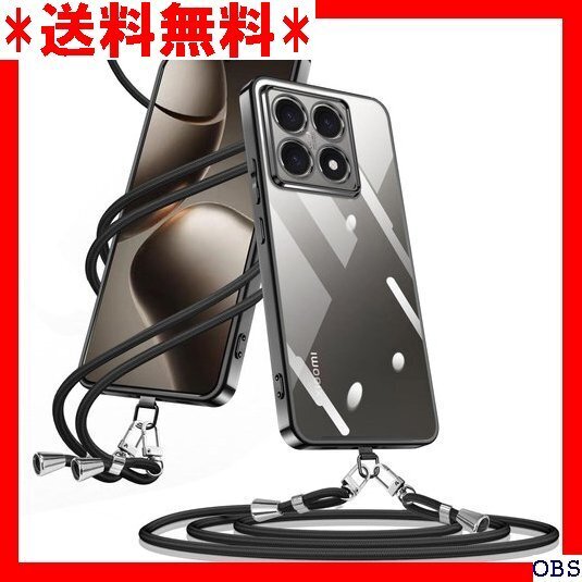 ☆人気商品☆ F008 Xiaomi 14T ケース クリア ショルダー 14 整可能 取り外し可能 紛失防止 落下防止 ブ 26
