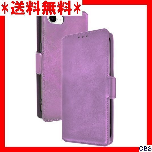 ☆人気商品☆ F011 シズカウィルRe iPhone 16e ケース カバー 型 本革調 レザーケース 1個入り パープル 27