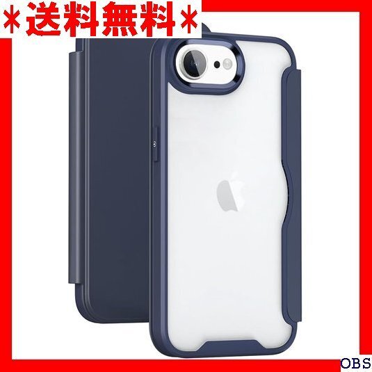☆人気商品☆ F011 YUYIB スマホケース 対応 iPhone 16e アイフォン16e 手帳型 ケース ブルー 76