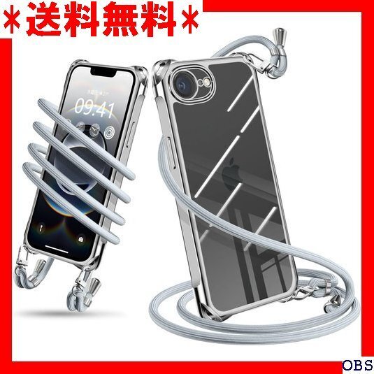 ☆人気商品☆ F014 iPhone 16e ケース ショルダー クリア アイ 取り外し可能 落下防止 ワイヤレス充電対 シ 76