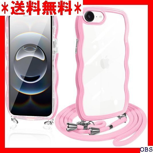 ☆人気商品☆ F014 iPhone 16e ケース ショルダー クリア いp 意 個性 可愛い かわいい 韓国 耐衝撃 114