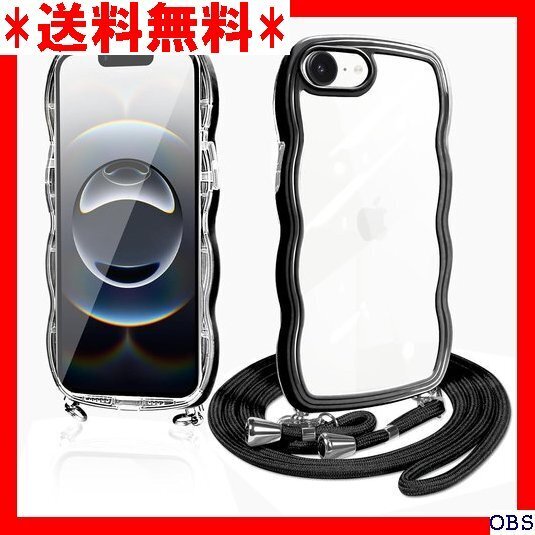☆人気商品☆ F014 iPhone 16e ケース ショルダー クリア いp 個性 可愛い かわいい 韓国 耐衝撃 ブ 124