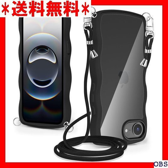 ☆人気商品☆ F014 iPhone 16E ケース クリア ショルダー アイ 可能 長さ調整可能 ワイヤレス充電対応 ブ 149