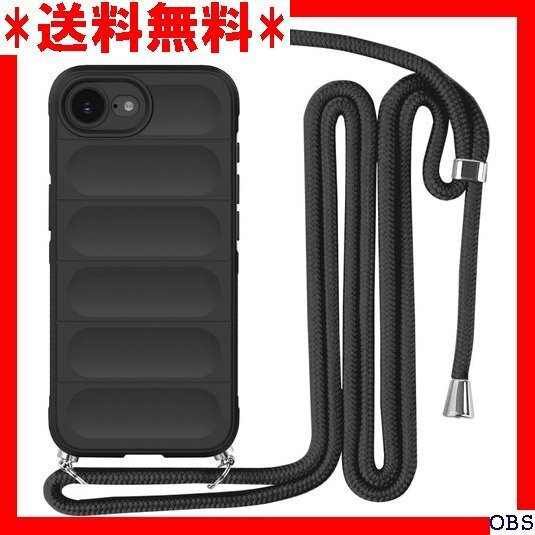☆人気商品☆ F014 iPhone 16e 用 ケース ネックストラップ 耐 6E 保護カバー 6.1インチ 縄掛け-ブ 177