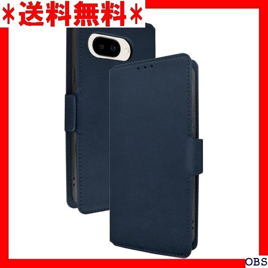 ☆人気商品☆ F015 シズカウィルRe Pixel 9a ケース カバー 手帳型 本革調 レザーケース 1個入り ネイビー 51