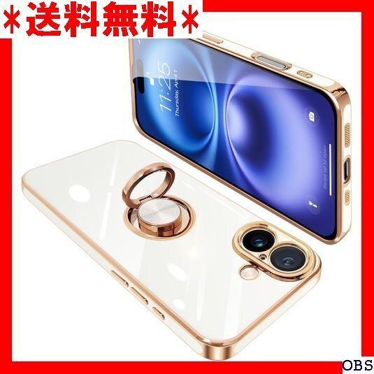 ☆人気商品☆ F016 iPhone16 ケース リング付き アイフォン16 ダー ストラップホール付き 6.1インチ ホ 37