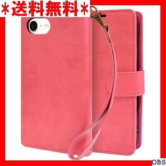☆人気商品☆_F017 シズカウィル iPhone 16e 手帳型 ケース カバー グレイスケース 1個入り カナリアピンク 68