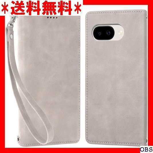 ☆人気商品☆_F021 シズカウィル Google Pixel 9a ケース ー 手帳型 アイファンデ2 1個入り グレー 40