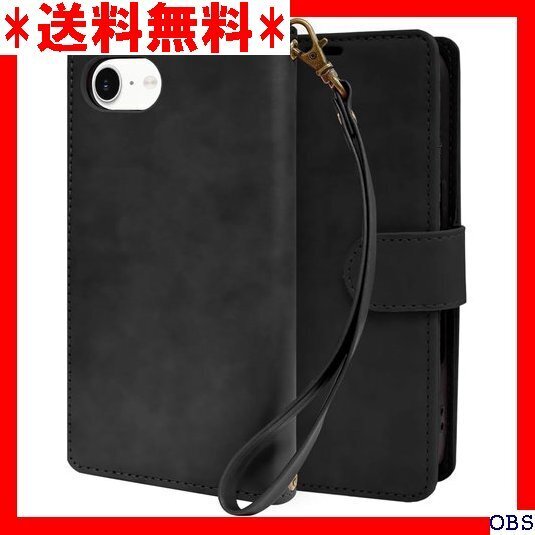 ☆人気商品☆_N001 シズカウィル iPhone 16e 手帳型 ケース カバー グレイスケース 1個入り リッチブラック 33