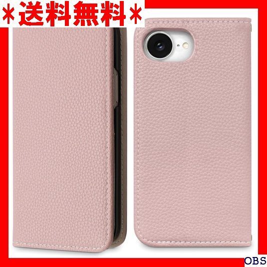 ☆人気商品☆_N001 MINTY iPhone16e ケース 手帳型 ベルトなし モーヴピンク 83