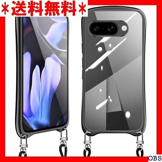 ☆人気商品☆_N003 Google Pixel 9a ケース ショルダー ク 透明 TPU 長さ調整可能 取り外し可能 ブ 73