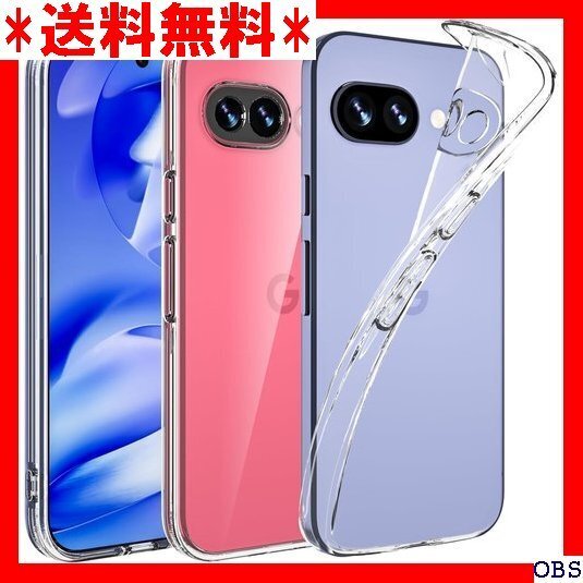 ☆人気商品☆_N003 Google Pixel 9a 用 ケース クリア 薄 ル付き ピクセル9a 用カバー クリスタル・ 89