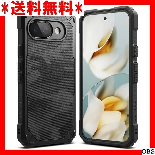 ☆人気商品☆_N003 Ringke Google Pixel 9a ケース ストラップホールあり - Camo Bl 105