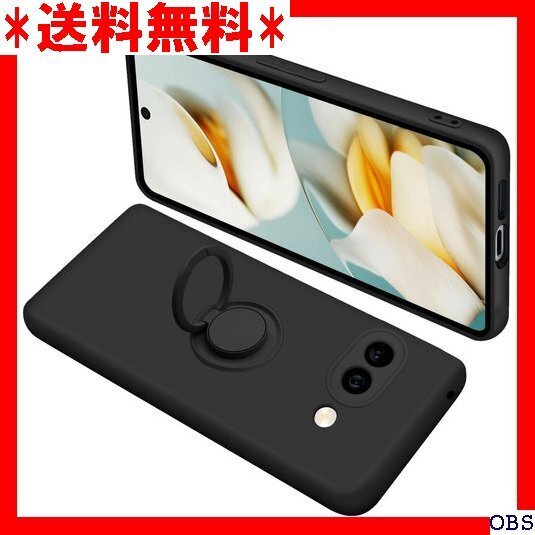 ☆人気商品☆_N003 Google Pixel9a ケース リング付き シリ トラップホール付き 滑り止め 落下防止 ブ 130